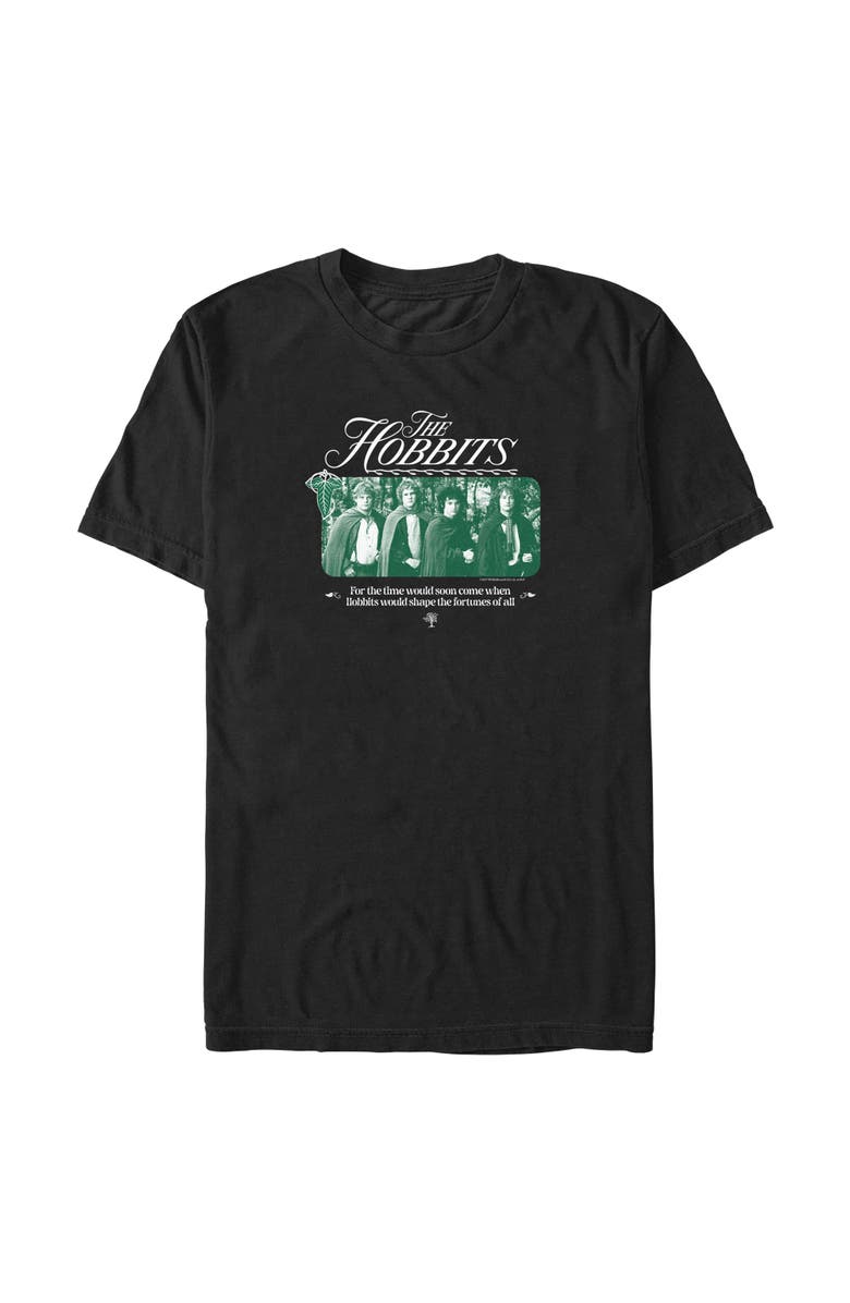 The Lord of the Rings Men's The Lord of the Rings The Hobbits Quote Graphic T-Shirt, Main, color, Black