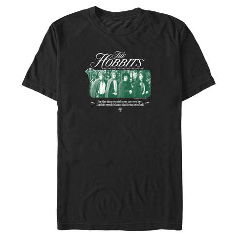 Men's The Lord of the Rings The Hobbits Quote  Graphic T-Shirt