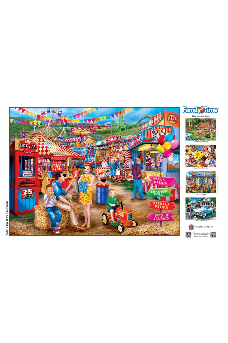 Day at the Fairgrounds 400 Piece Puzzle, Alternate, color, Multicolor