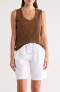 James Perse V-Neck Cotton Tank