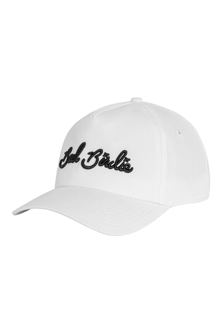 Logo Script Baseball Cap, Alternate, color, WHITE