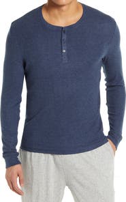 Tommy John Long Sleeve Henley Lounge Shirt