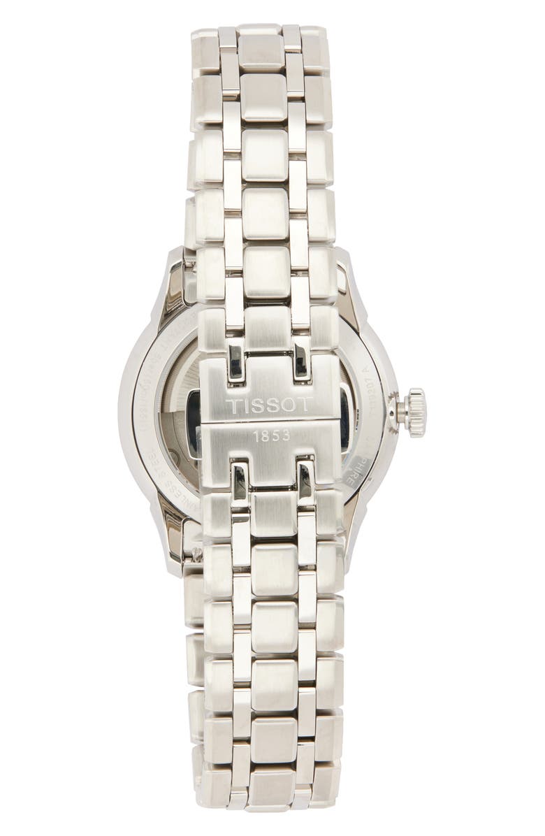 Tissot Chemin des Tourelles Powermatic 80 Bracelet Watch, 34mm, Alternate, color, Grey
