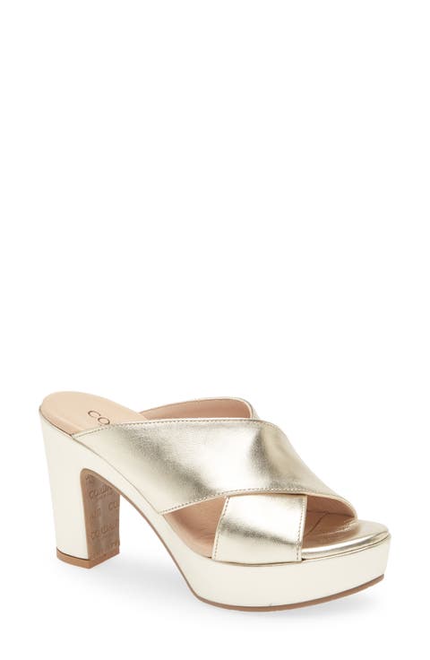 Teresa Platform Slide Sandal (Women)