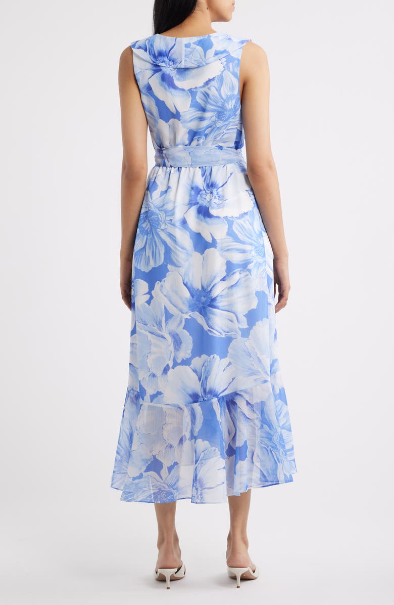 Tommy Bahama Island Blooms Sleeveless Maxi Dress, Alternate, color, Blue Cove
