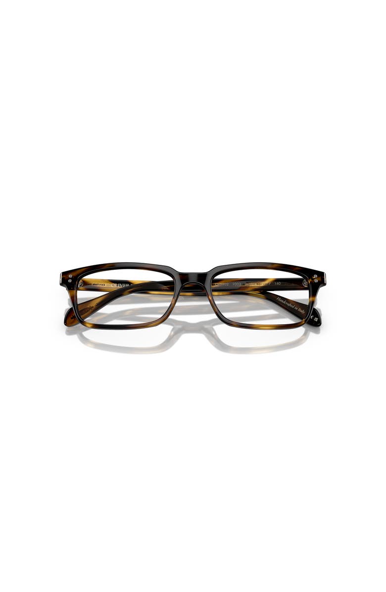 Oliver Peoples 51mm Rectangle optical glasses, Alternate, color, Black