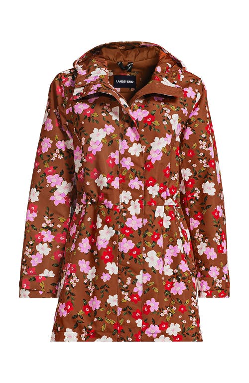 Lands' End Squall Hooded Waterproof Raincoat In Multi