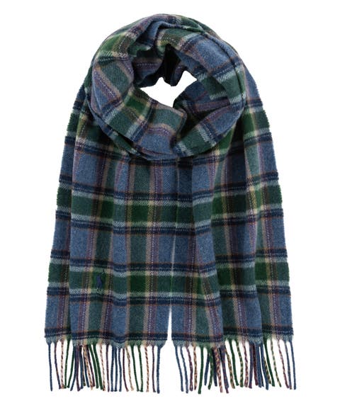 Recycled Classic Plaid Scarf