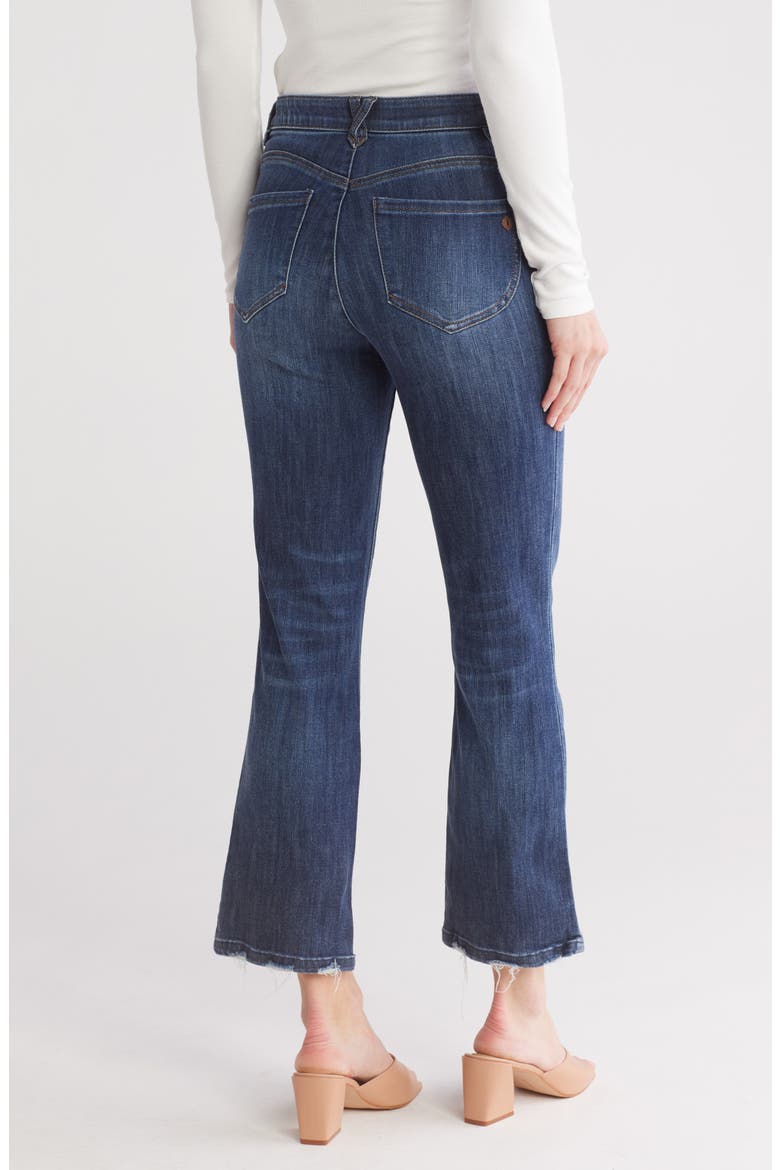 Crop Itty Bitty Flare Jeans, Alternate, color, INDIGO ARTISINAL