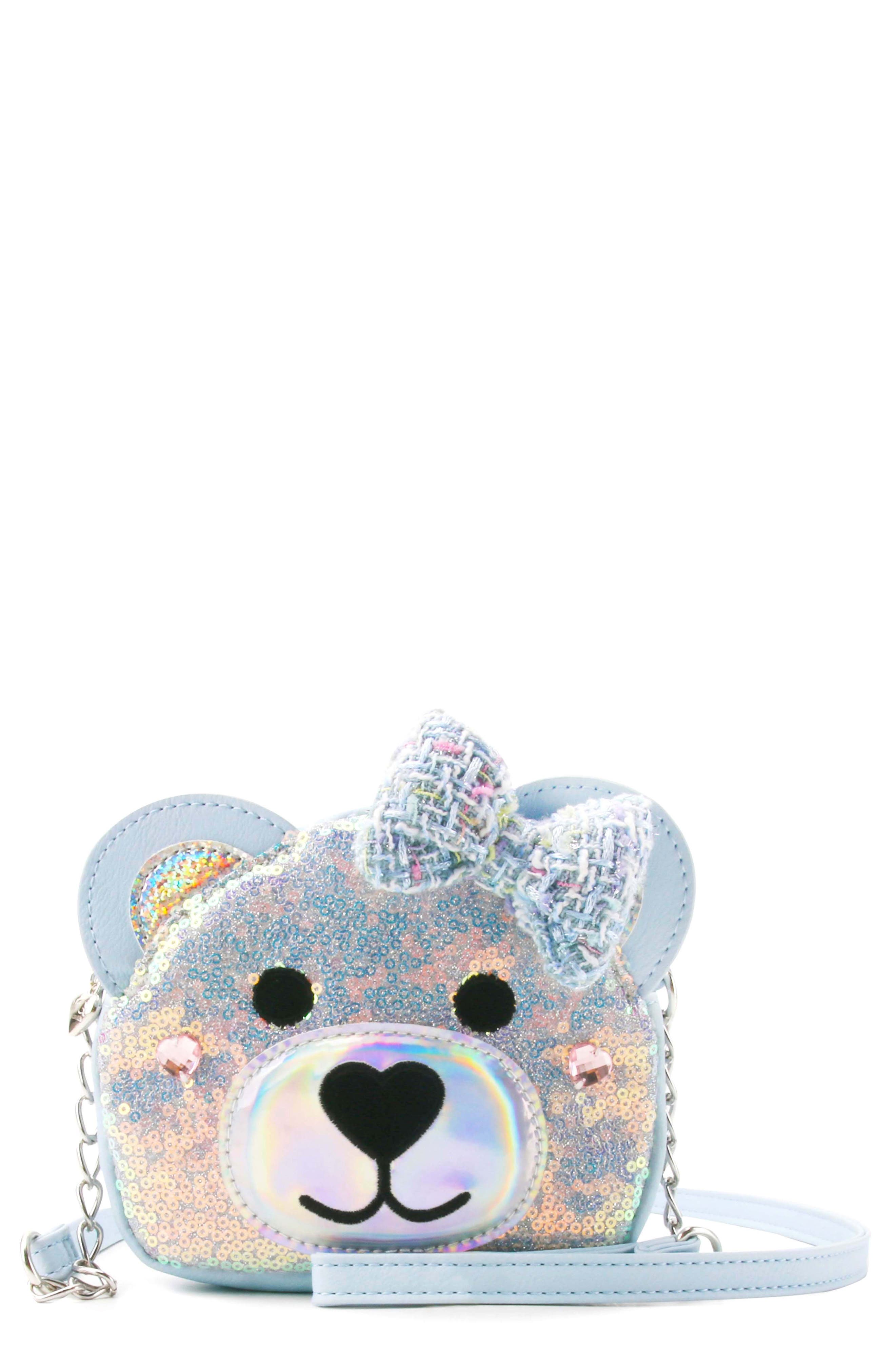 OMG Accessories Kids' Winny Sequin Crossbody Bag, Main, color, 