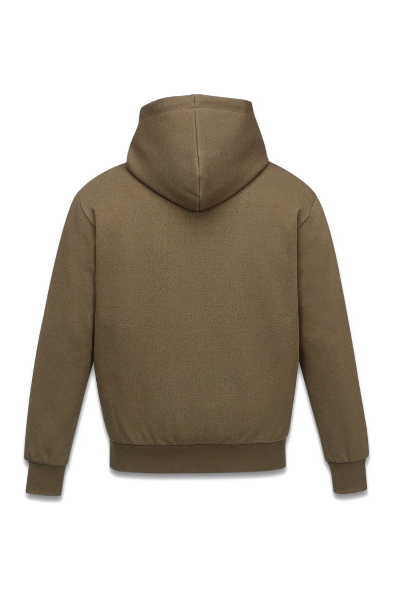 Essential Logo Patch Ponte Hoodie, Alternate, color, Green