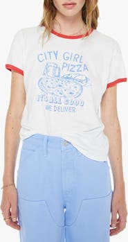 MOTHER The Li'l Goodie Goodie Ringer T-Shirt