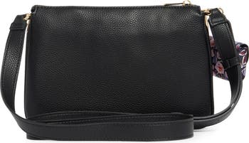 Triple Section Crossbody Bag