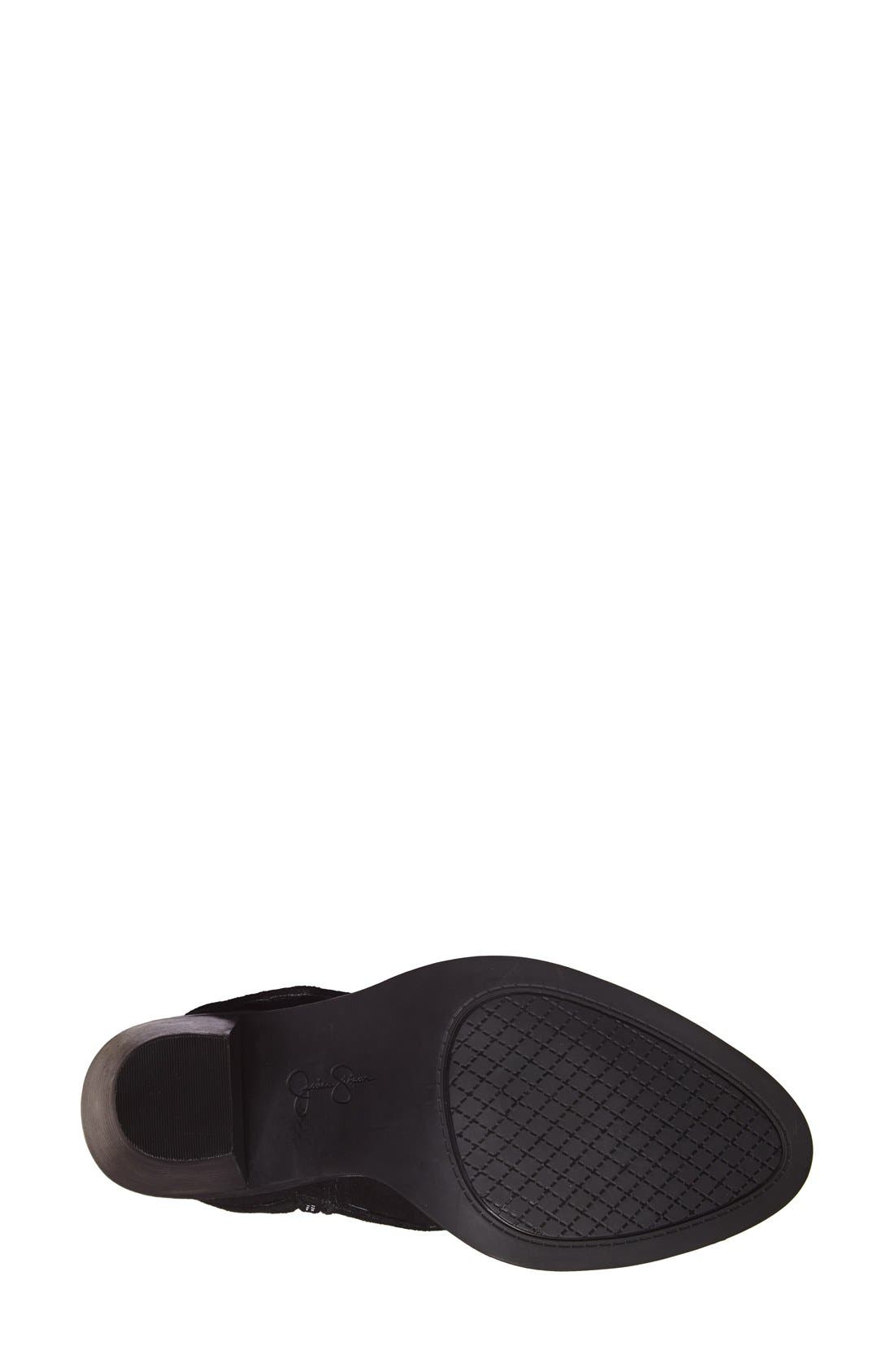 'Caufield' Bootie, Alternate, color, BLACK