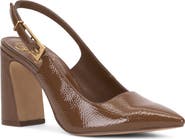 Vince Camuto Amaryn Faux Leather Slingback Pump