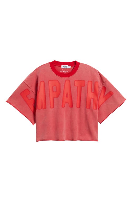 THE MAYFAIR GROUP THE MAYFAIR GROUP EMPATHY ALWAYS ELBOW SLEEVE GRAPHIC SWEATSHIRT