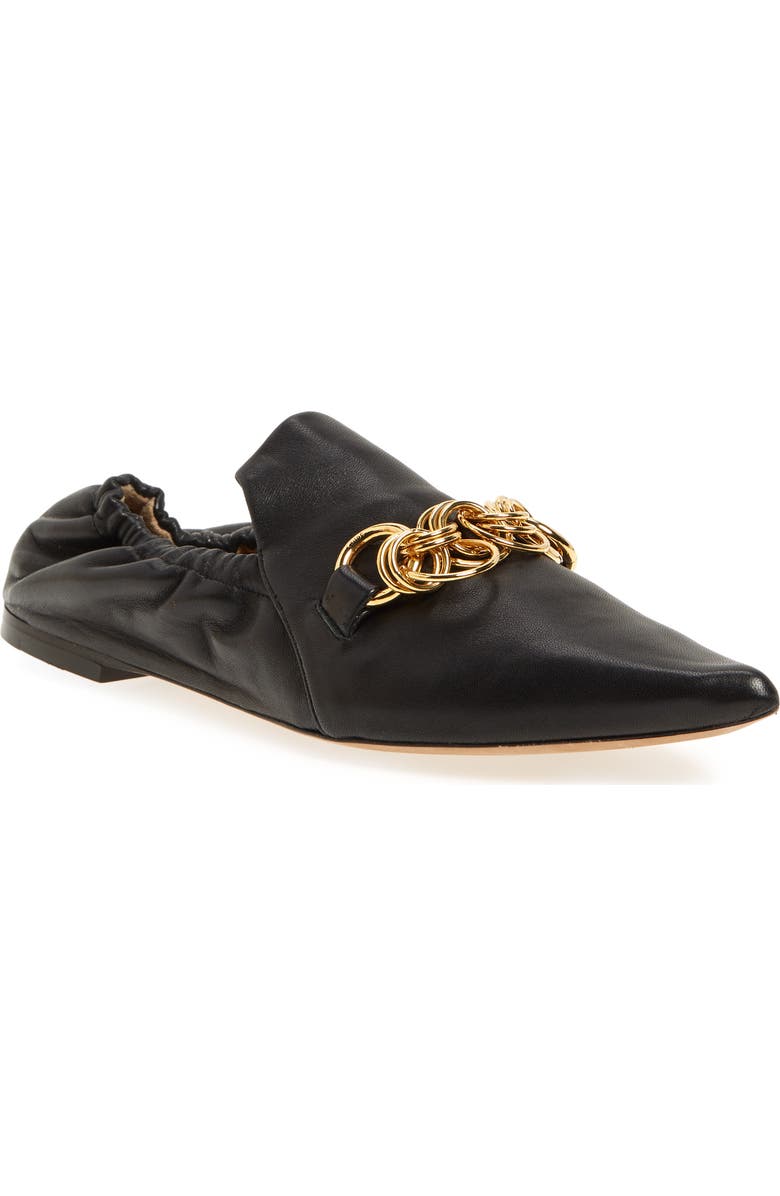 Chloé Reese Chain Bit Loafer Flat, Main, color,