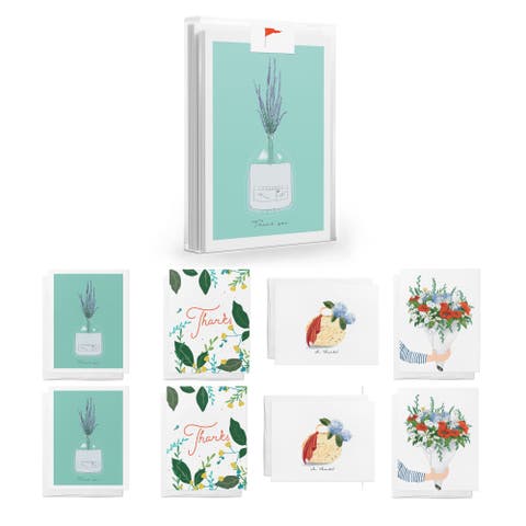 Thank You Greeting Card Pack Assorted Set
