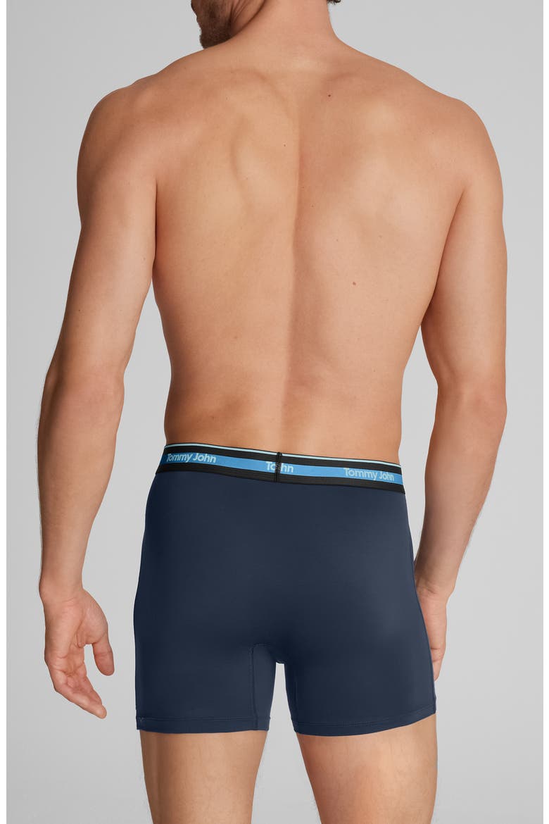 3-Pack Comfort Micro 4-Inch Boxer Briefs, Alternate, color, DRESS BLUES/ BONNIE