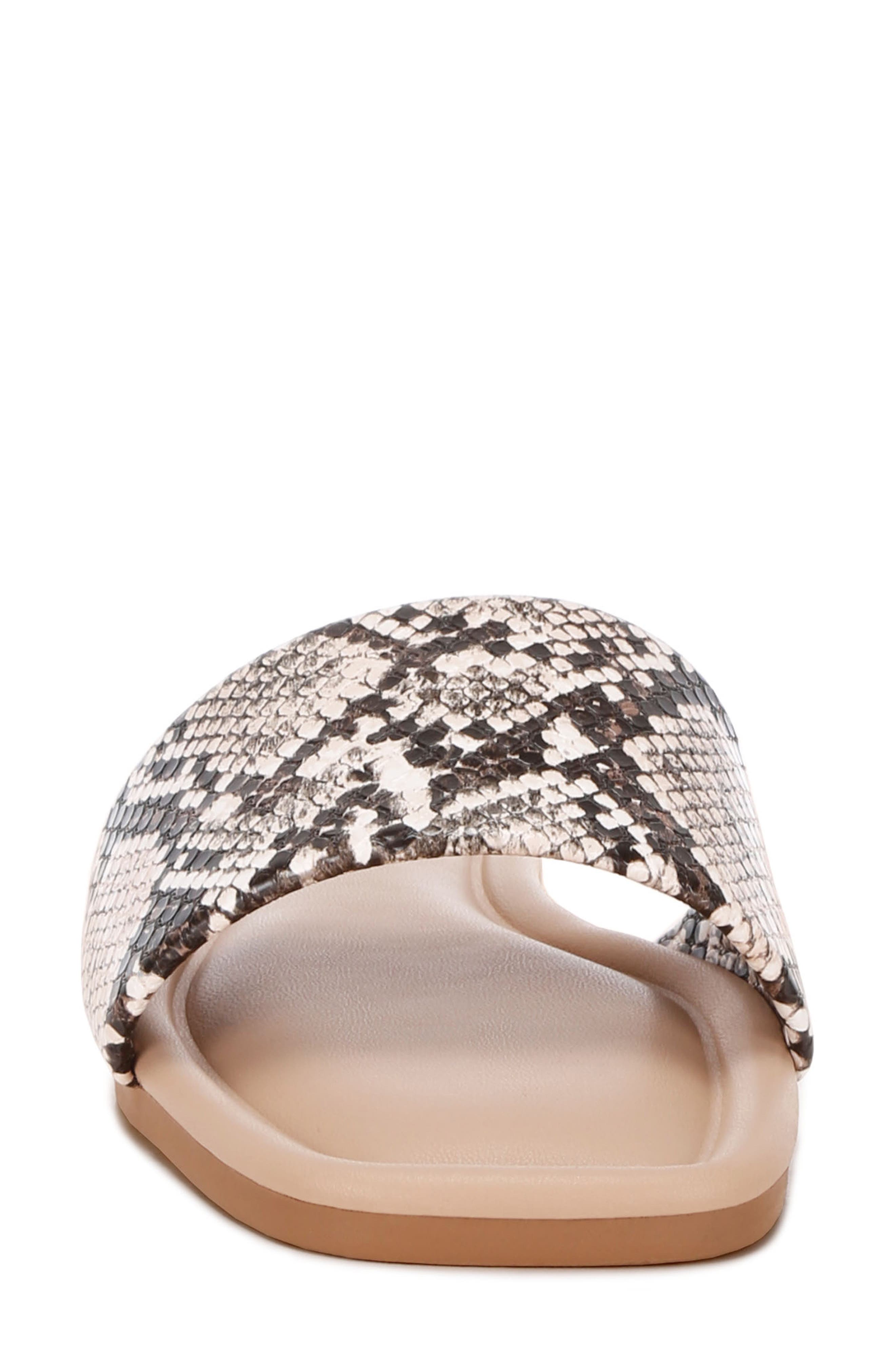 Zaltana Slide Sandal, Alternate, color, SNAKE