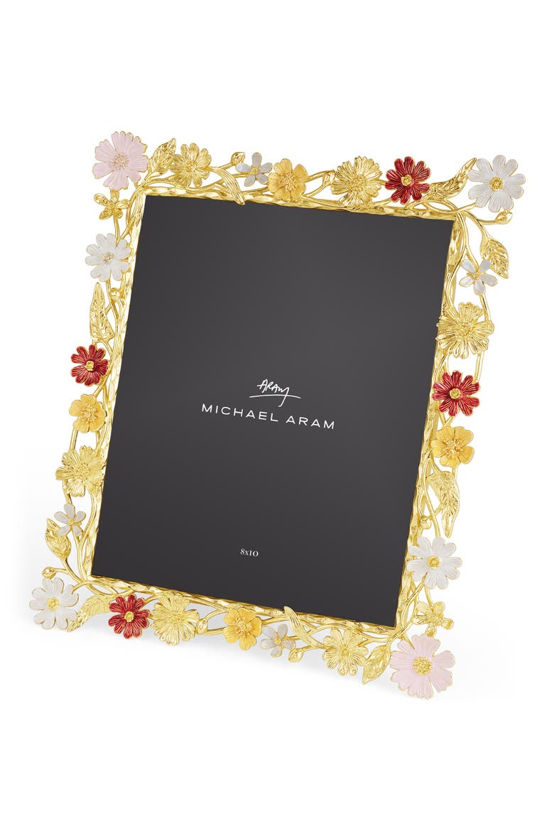Wildflowers 8x10 Picture Frame, Alternate, color, GOLD MULTI
