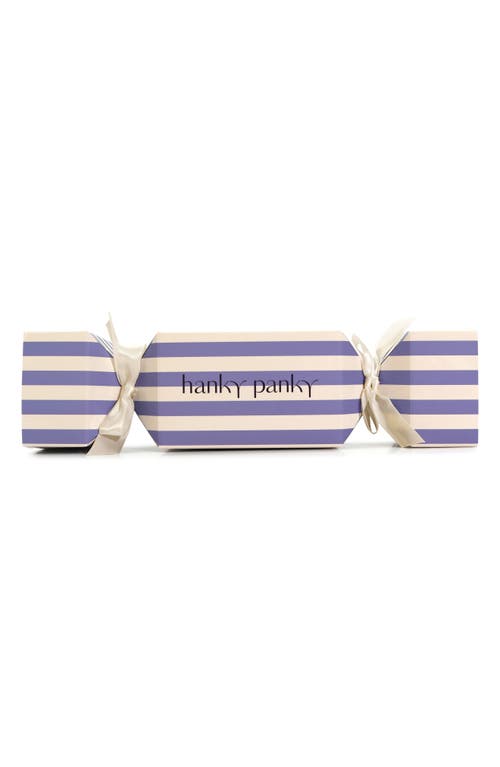 Hanky Panky Holiday Cracker Assorted 5-pack Original Rise Thongs In Multi
