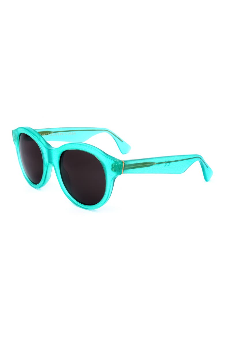 54mm Round Sunglasses, Main, color, BLUE/ BLUE
