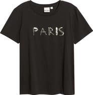 ICHI Ihcamino Paris Beaded T-Shirt