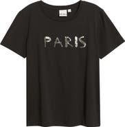 ICHI Ihcamino Paris Beaded T-Shirt