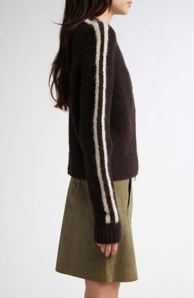 Paloma Wool Grand Slam Side Stripe Zip Cardigan, Alternate, color, 