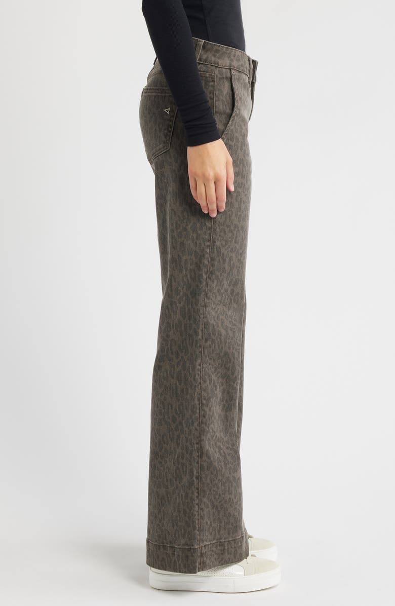 HIDDEN JEANS Low Waist Flare Leg Jeans, Alternate, color, Brown