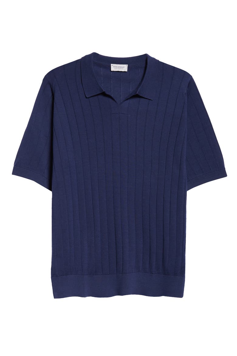 Roper Skipper Cotton Polo Sweater, Alternate, color, FRENCH NAVY