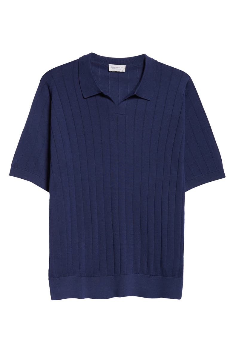 John Smedley Roper Skipper Cotton Polo Sweater, Alternate, color, 