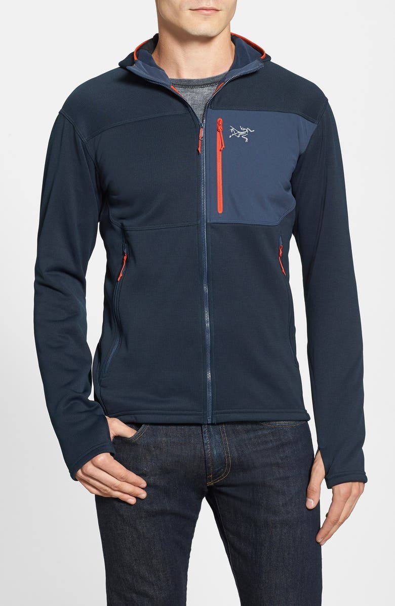 Arc'teryx 'Fortrez' Water-Resistant Polartec<sup>®</sup> Trim Fit Fleece Hoodie, Main, color, 