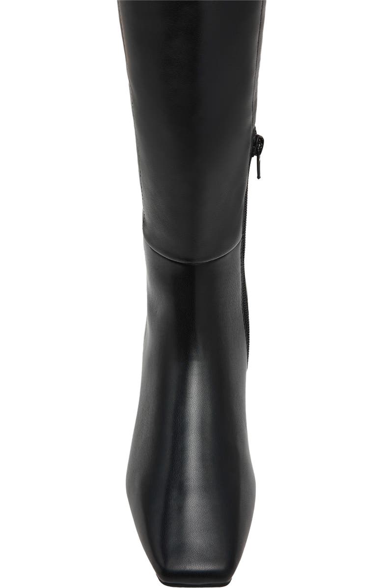 Anne Klein Rosina Knee High Boot, Alternate, color, Black Smooth
