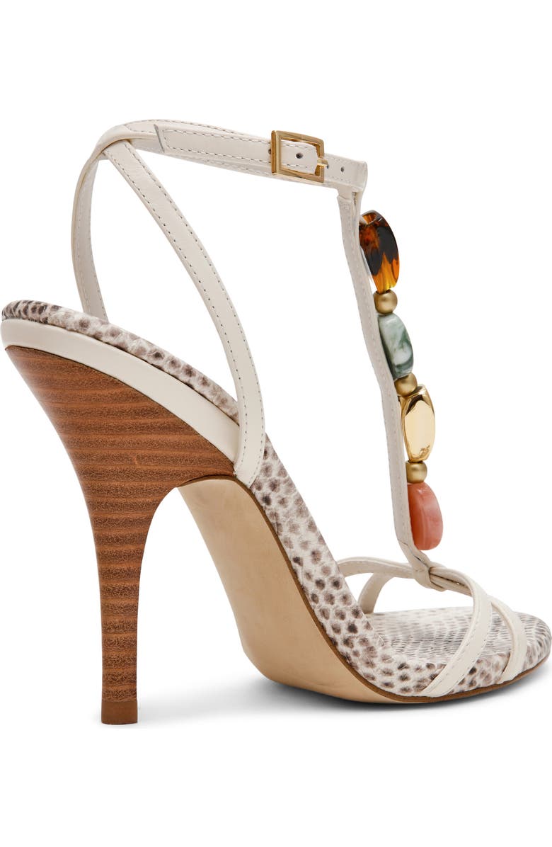 Steve Madden Frenzi Ankle Strap Sandal, Alternate, color, Natural Snake