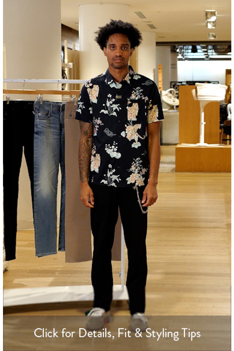 Journey Floral Short Sleeve Button-Up Shirt video