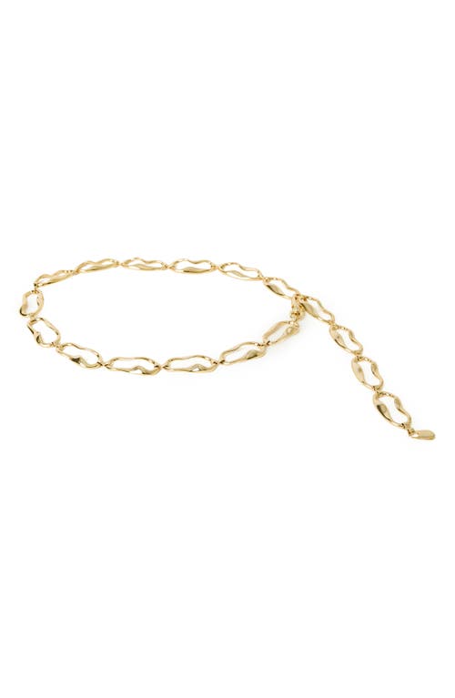 B-low The Belt Alessa Sculpted Chain Belt In Brown