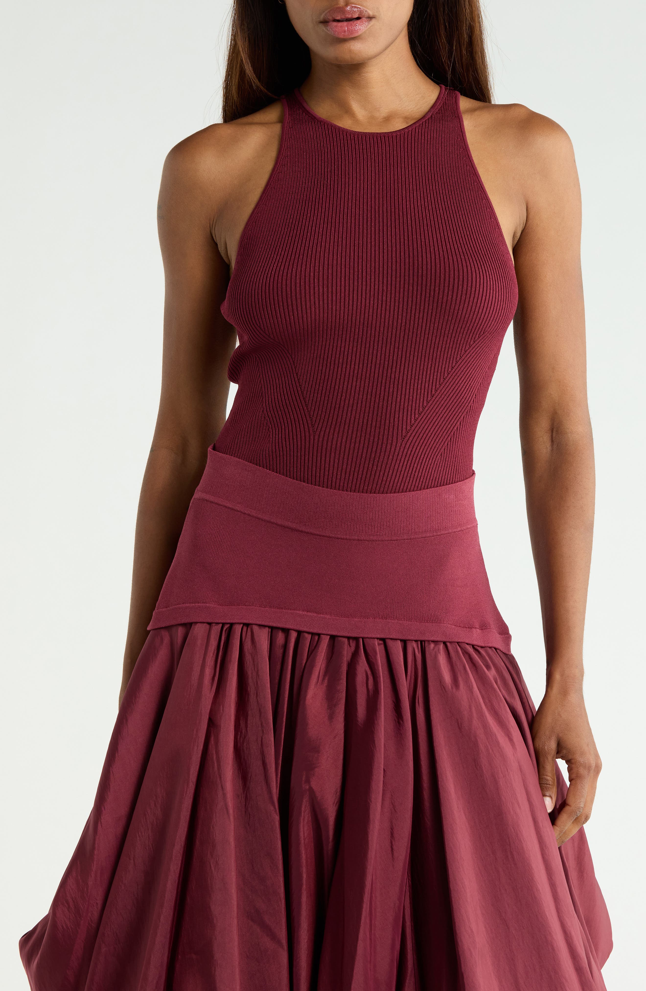 Reza Compact Rib Racerback Tank