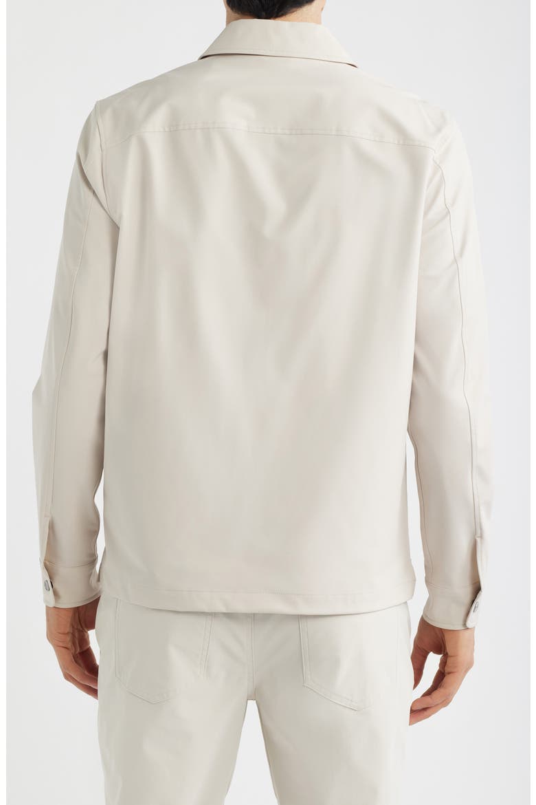 Ascend Zip-Up Shirt Jacket, Alternate, color, STONE