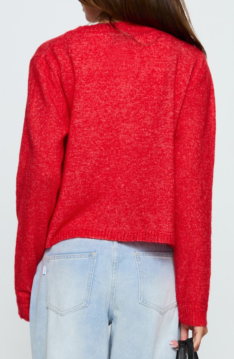 Princess Polly Denmark Cardigan, Alternate, color, Red