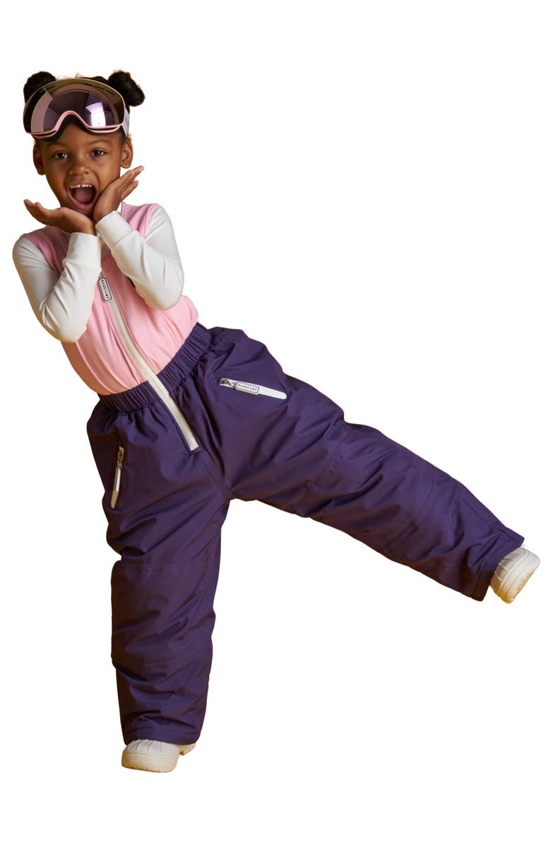 Roarsome Hop the Bunny Ski Pants, Alternate, color, Purple