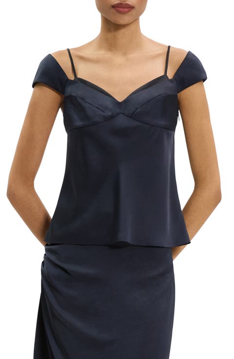 Peek Camisole Layered Look Sleeveless Top