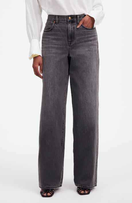 Madewell High Waist Superwide Leg Jeans