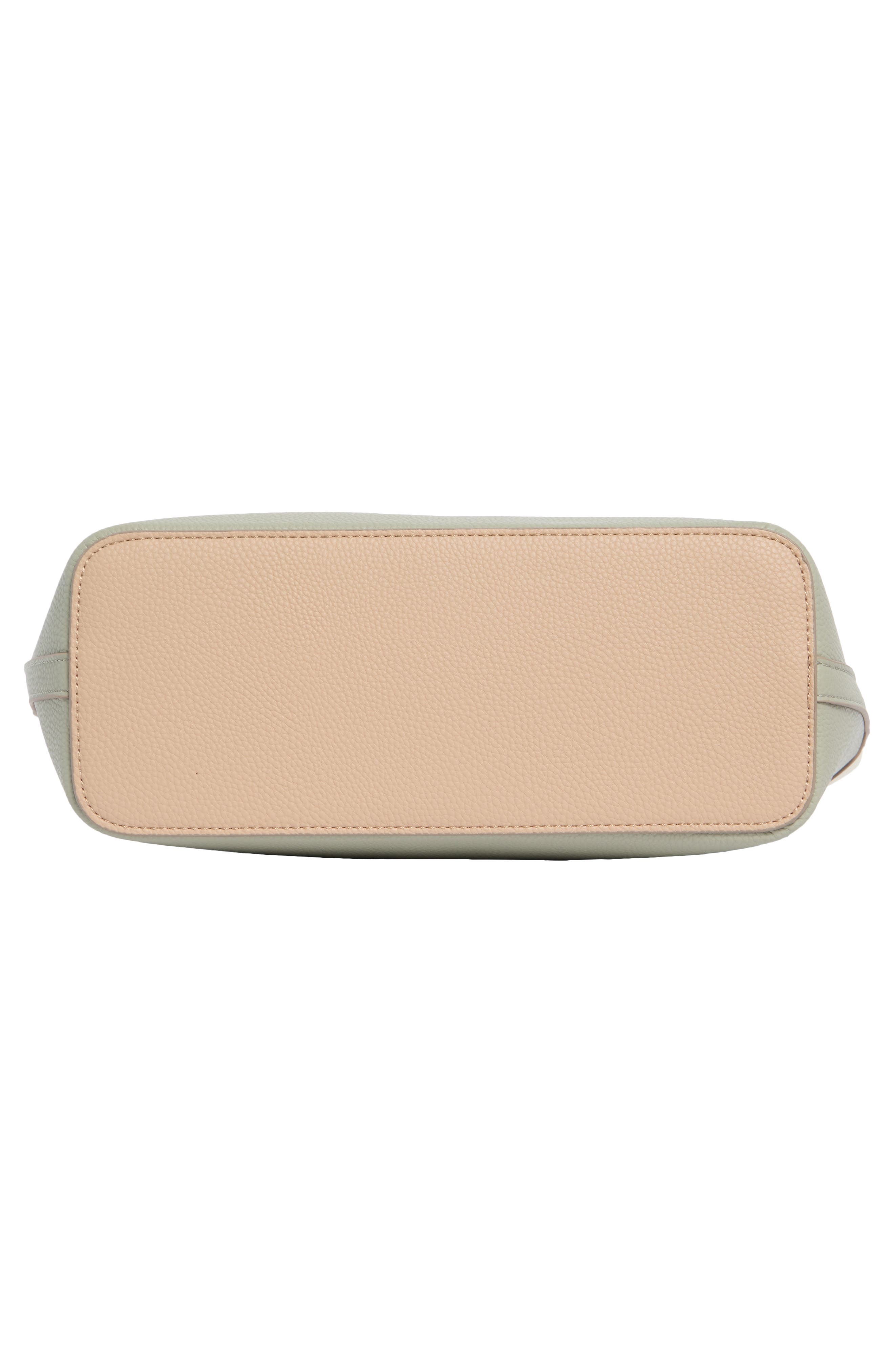 Nanette Lepore Sabine Colorblock Tote Bag & Pouch, Alternate, color, Clary Sage - Rice - Warm Taupe