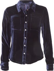 Lords of Harlech Sylvia Velvet Shirt