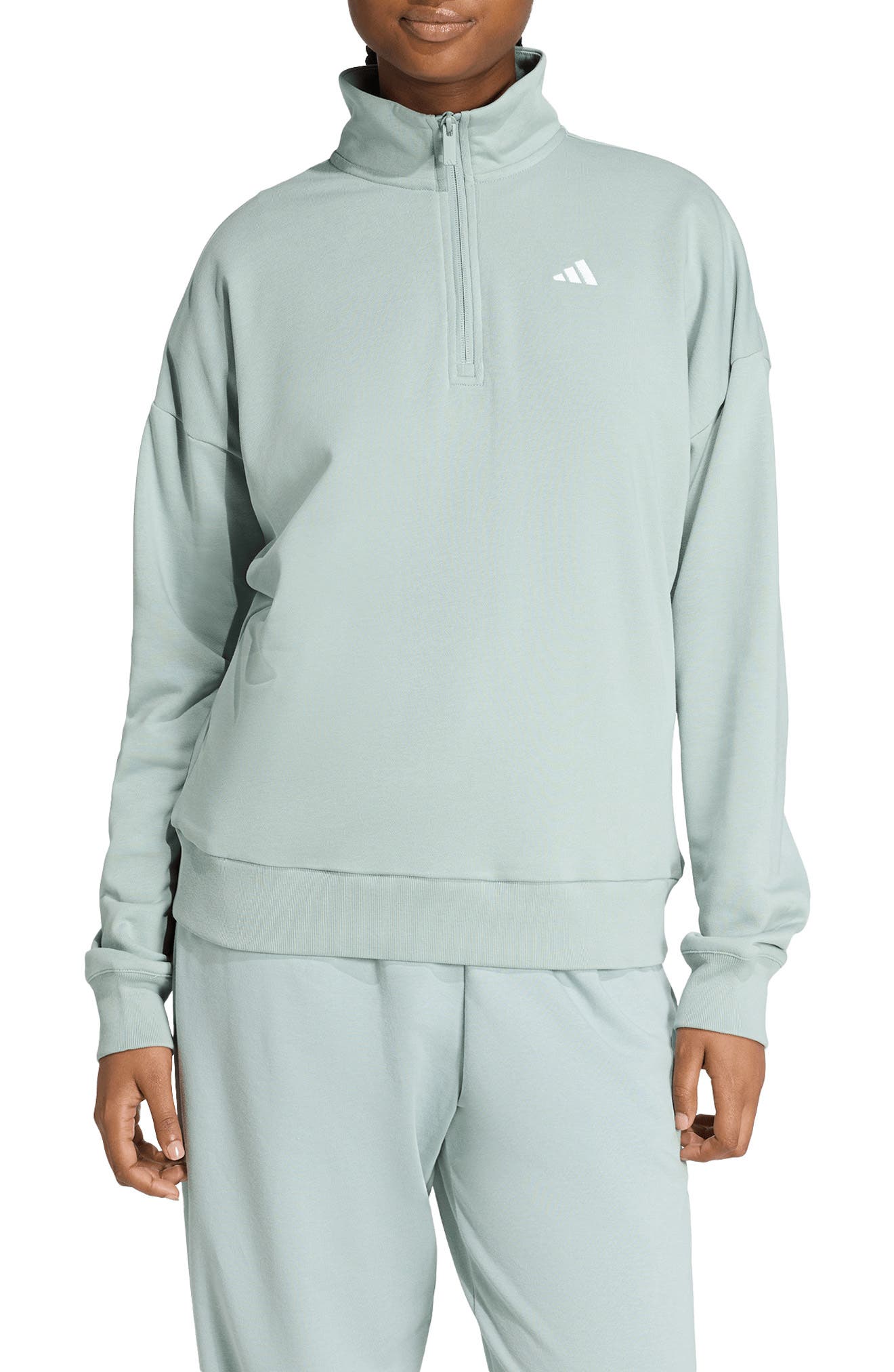 adidas French Terry Quarter Zip Sweatshirt