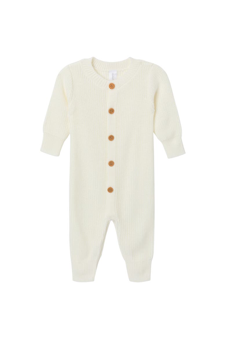 Romper & Hat Set, Alternate, color, Ivory