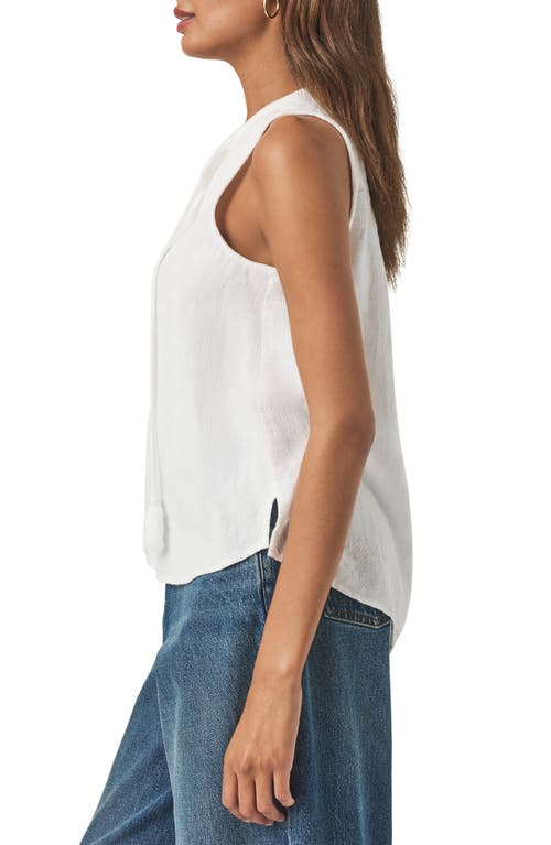 Splendid Layla Sleeveless High-low Top In White