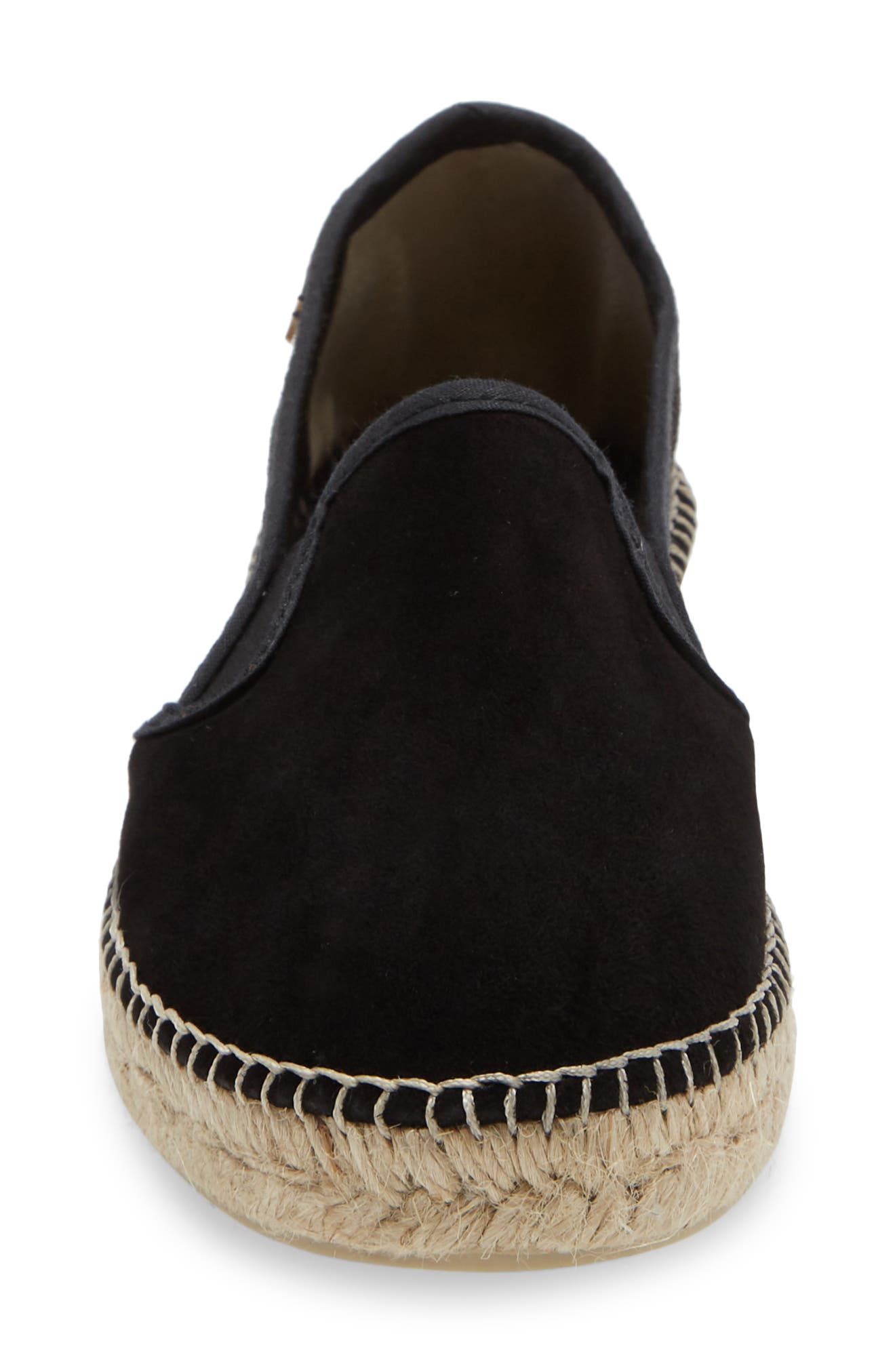 Aran Espadrille Slip-On Sneaker, Alternate, color, BLACK SUEDE
